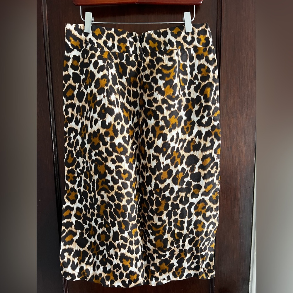🆕️J. Crew Leopard Print Women's Skirt